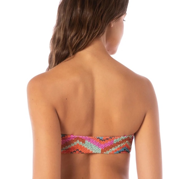 Maaji Neon Rush Bandeau Bikini Size Medium NWT - Picture 5 of 12